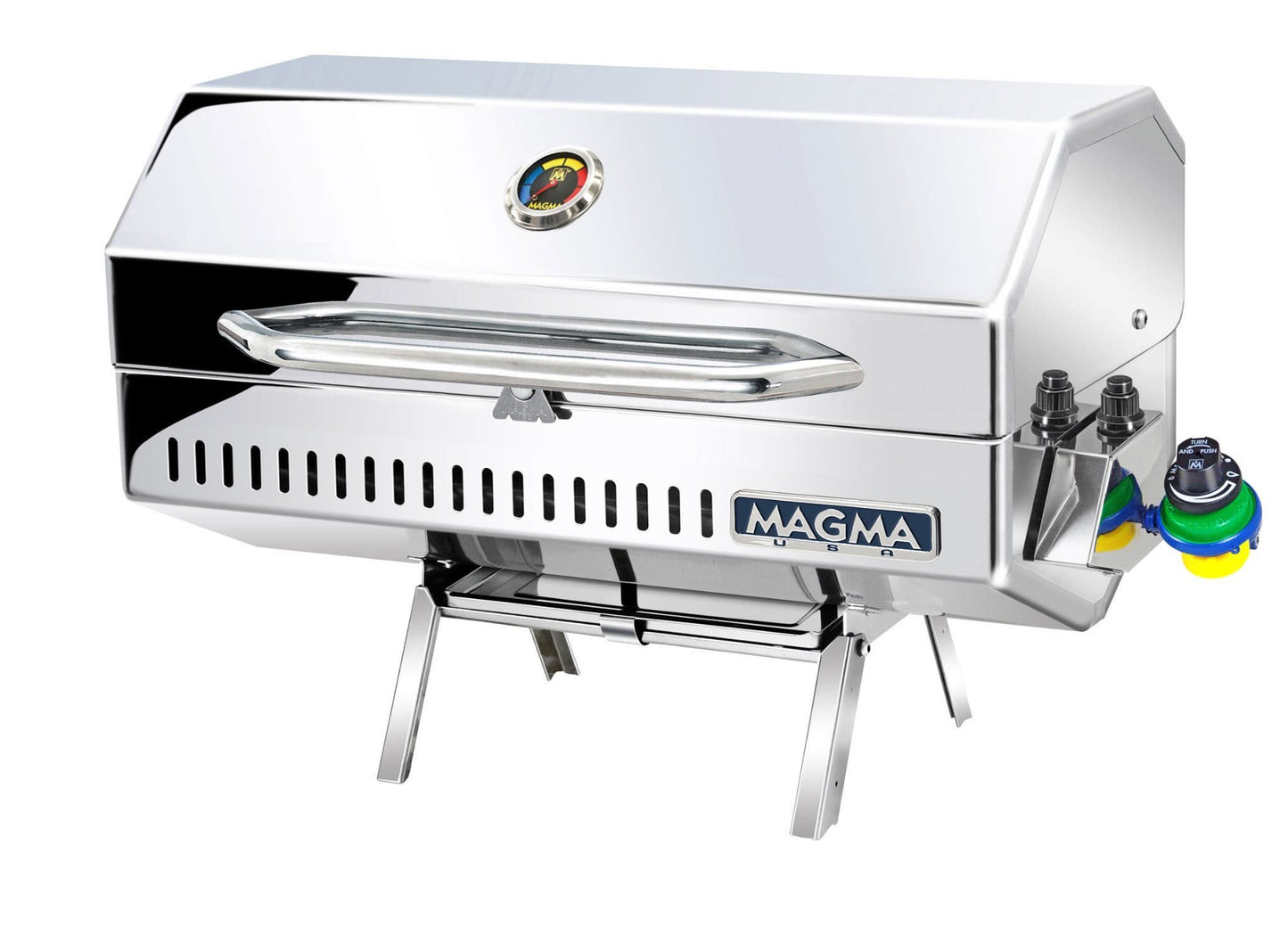 A10-1225-2CE-2 Monterey Gas BBQ 12" x 24" Cooking area with warming shelf