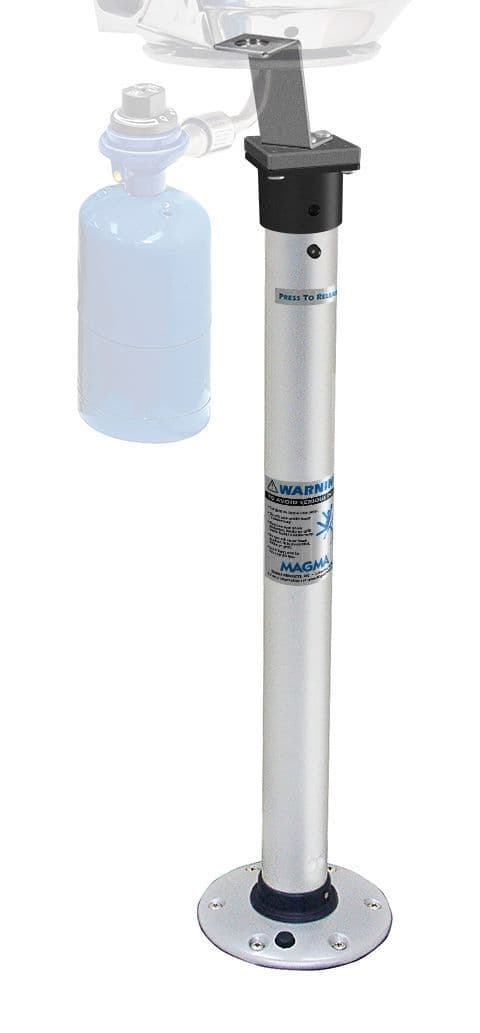 A10-184 Marine Kettle Double Locking Stowable pedestal mount