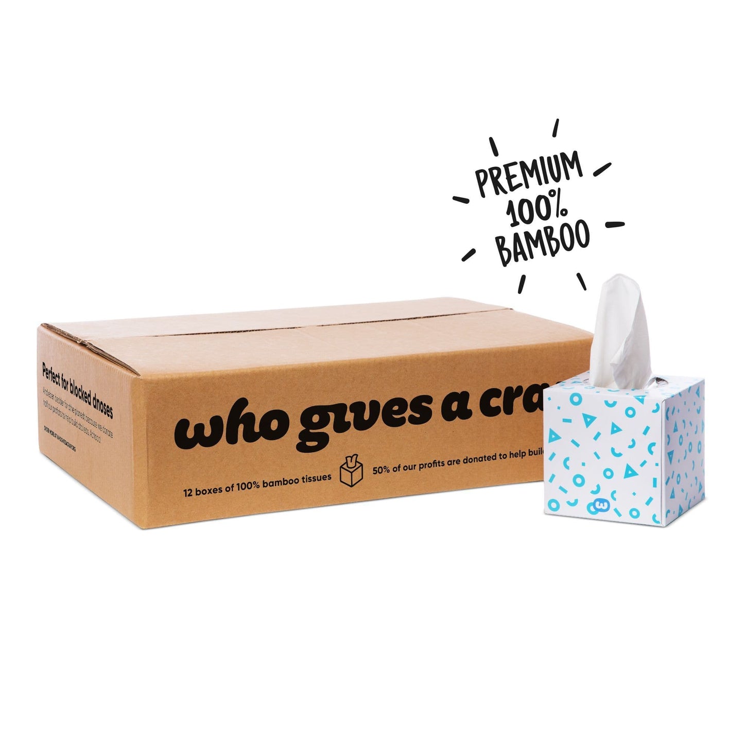 Who Gives a Crap Bamboo Tissue Box