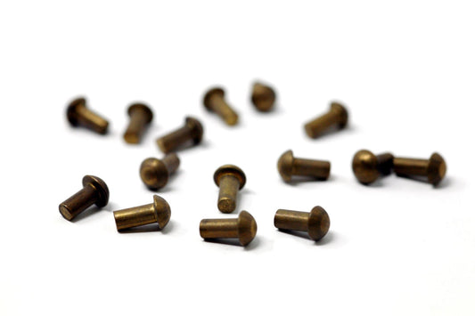 Brass Rivet 5/32" x  1/4"