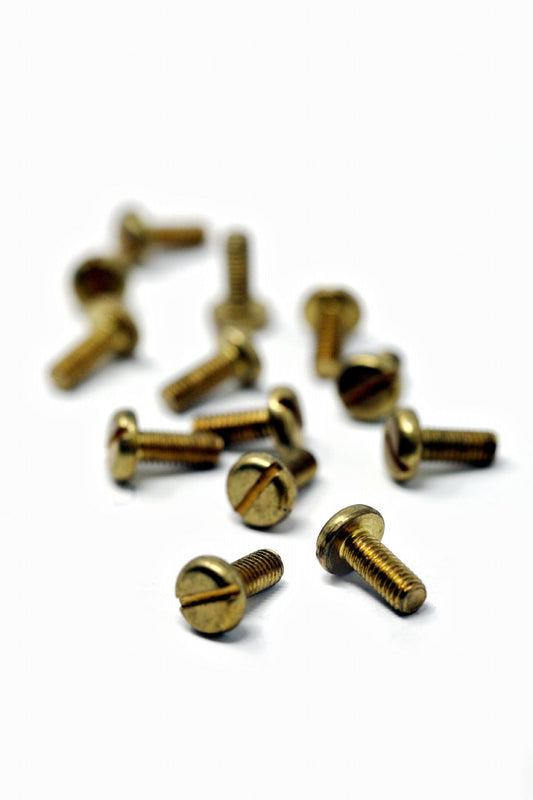 Screw 5mm x 12mm Pan Head Brass